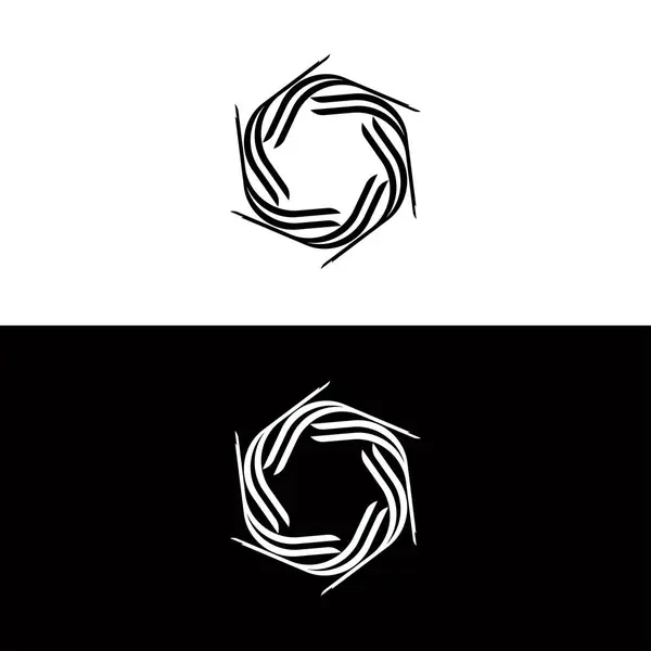 Design Modelo Logotipo Vetor Círculo Ilustração Ícone Círculo — Vetor de Stock