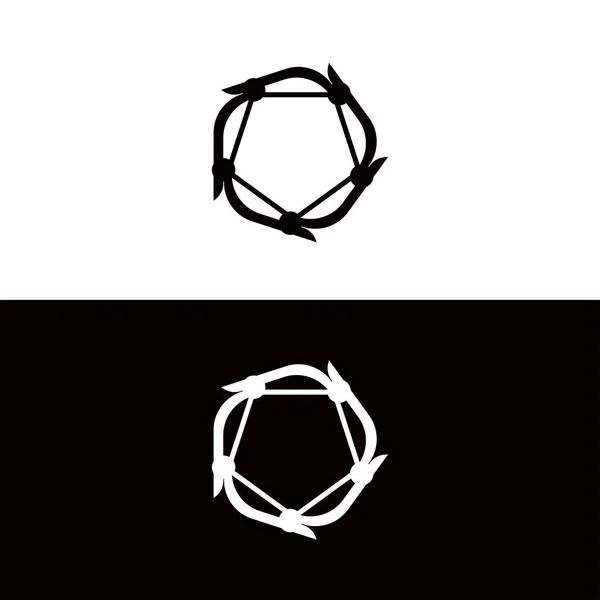 Design Mallar För Cirkelvektorer Cirkelikon Illustration — Stock vektor