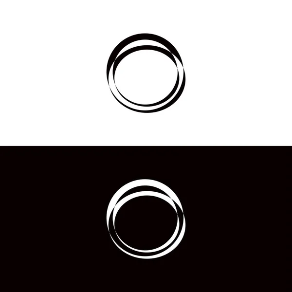 Circle Vector Logo Template Design Circle Icon Illustration — Stock Vector