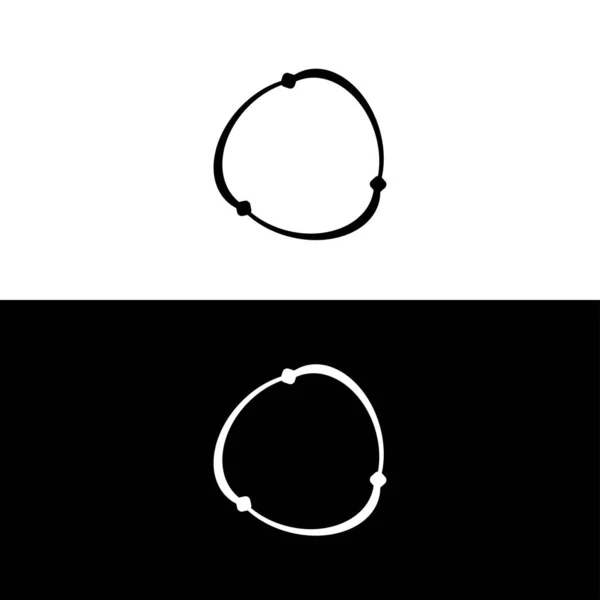 Дизайн Логотипа Вектора Круга Иконка Круга — стоковый вектор