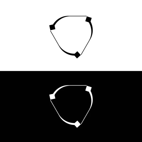 圆形的圆形横幅边框圆形矢量标识 — 图库矢量图片