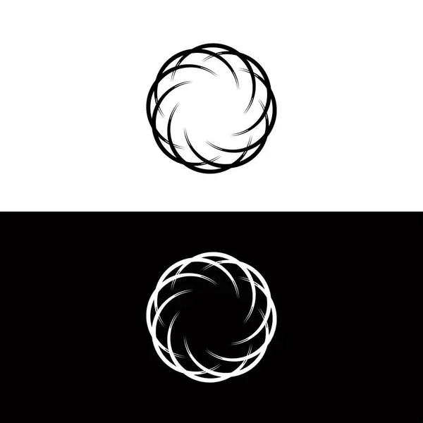 Kreis Vektor Logo Vorlage Design Kreissymbolbild — Stockvektor