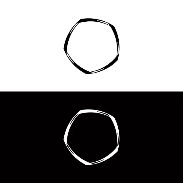 Design Modello Logo Vettoriale Cerchio Illustrazione Icona Cerchio — Vettoriale Stock
