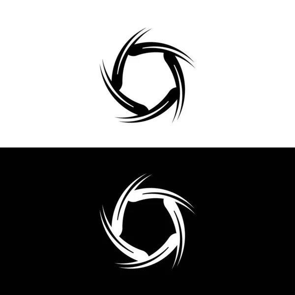 Круглые Круглые Баннерные Рамки Границы Логотип Вектора Круга — стоковый вектор