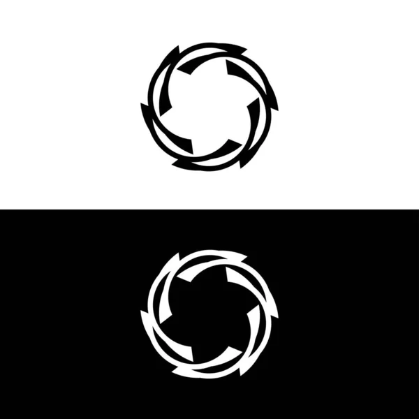 Design Modelo Logotipo Vetor Círculo Ícone Círculo Iliustração — Vetor de Stock