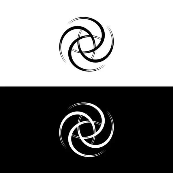 Σχεδιασμός Προτύπου Διανυσματικού Λογότυπου Εξομοίωση Εικονιδίων Κύκλου — Διανυσματικό Αρχείο
