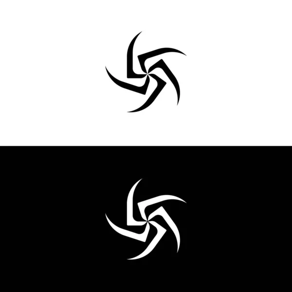 Çember Vektör Logo Şablonu Tasarımı Çember Elips Vektör Logo Tasarımı — Stok Vektör