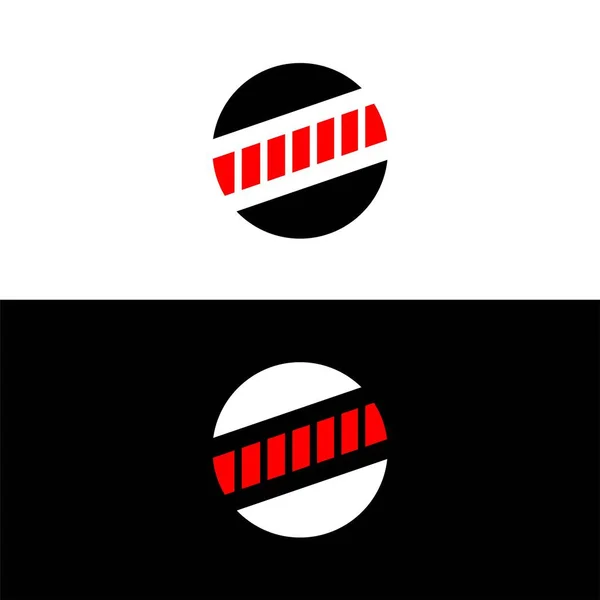 Desain Logo Lingkaran Vektor Penuh Warna - Stok Vektor