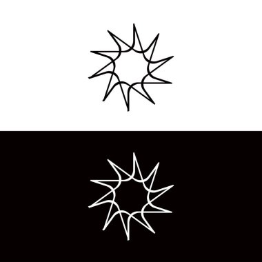 Circle vector logo template design . Circle icon . Circle silhouette