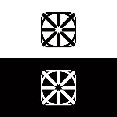 Circle vector logo template design . Circle icon . Circle silhouette