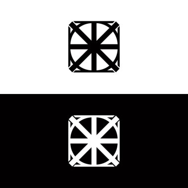 Circle vector logo template design . Circle icon . Circle silhouette