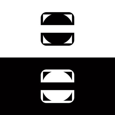 Circle vector logo template design . Circle icon . Circle silhouette