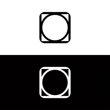 Circle vector logo template design . Circle icon . Circle silhouette