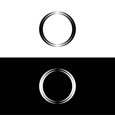 Çember vektör logo şablonu tasarımı