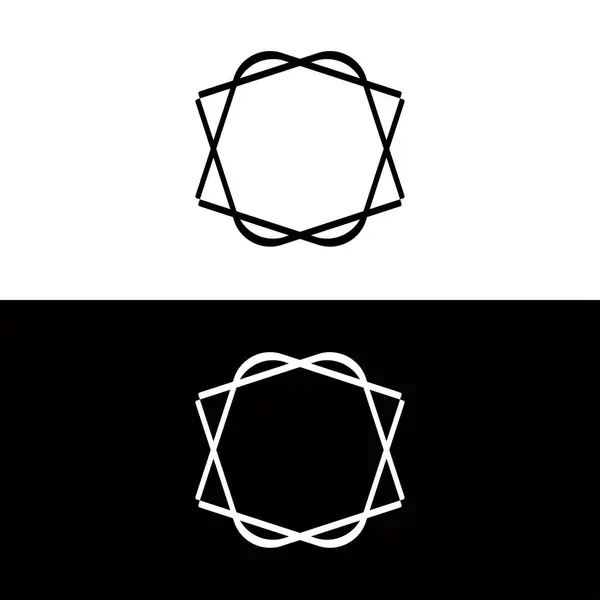 Circle Vector Logo Template Design Circle Icon Circle Silhouette —  Vetores de Stock