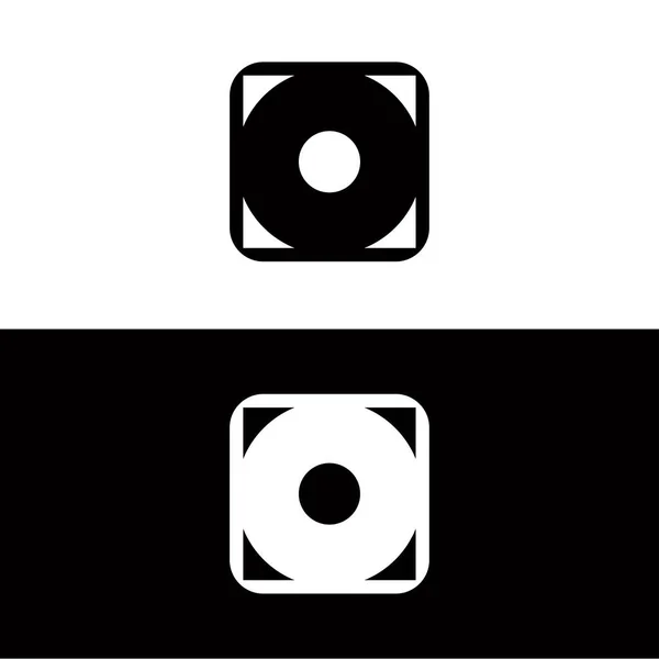 Circle Vector Logo Template Design Circle Icon Circle Silhouette — стоковый вектор