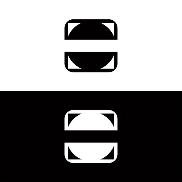 Circle Vector Logo Template Design Circle Icon Circle Silhouette — 图库矢量图片