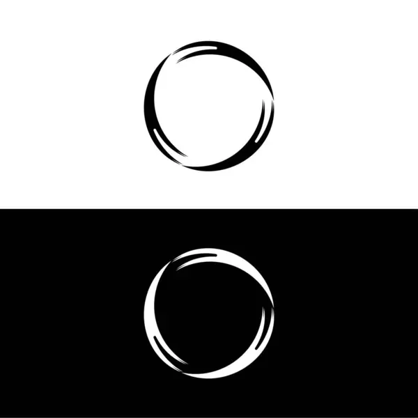 Design Der Kreis Vektor Logo Vorlage — Stockvektor