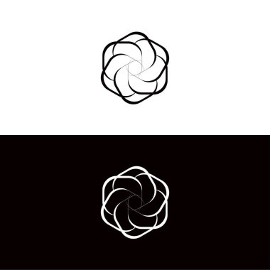 Yuvarlak dairesel pankart çerçeveleri, sınırlar. Çember vektör logo şablon tasarımı