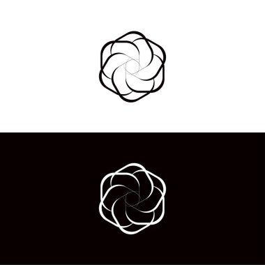 Yuvarlak dairesel pankart çerçeveleri, sınırlar. Çember vektör logo şablon tasarımı