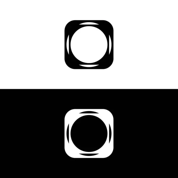 Circle Vector Logo Template Design Circle Icon Circle Silhouette — Stock Vector