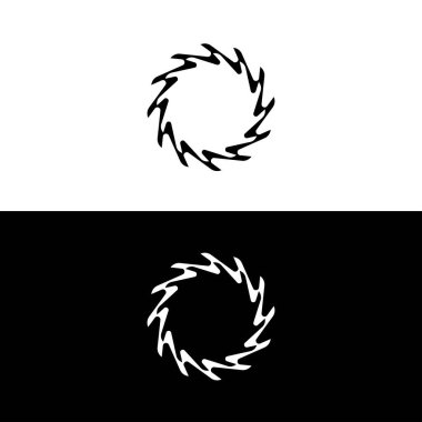 Circle vector logo template design . Circle icon . Circle silhouette