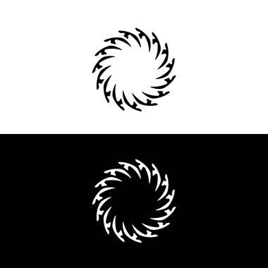 Çember vektör logo şablonu tasarımı