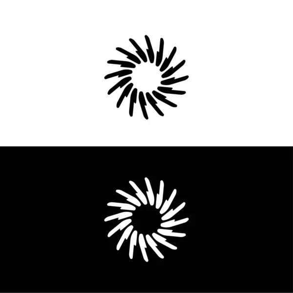 Circle Vector Logo Template Design Circle Icon Circle Silhouette — Διανυσματικό Αρχείο