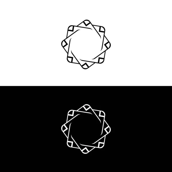Коло Векторний Дизайн Шаблону Логотипу Ілюстрація Піктограми Кола — стоковий вектор