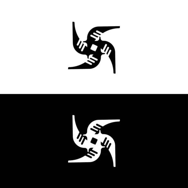 Дизайн Логотипа Вектора Круга Силуэт Логотипа Круга — стоковый вектор