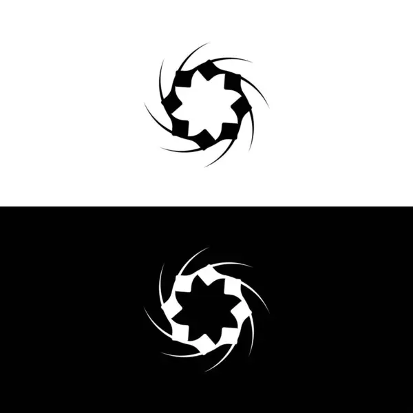 Circle Vector Logo Template Design Circle Icon Illustration — Stock Vector