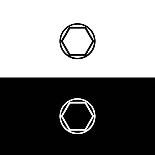 Коло Векторна Ілюстрація Шаблону Логотипу — стоковий вектор