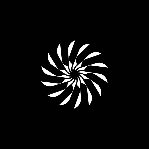 Beyaz Vektör Logo Şablon Tasarımı — Stok Vektör