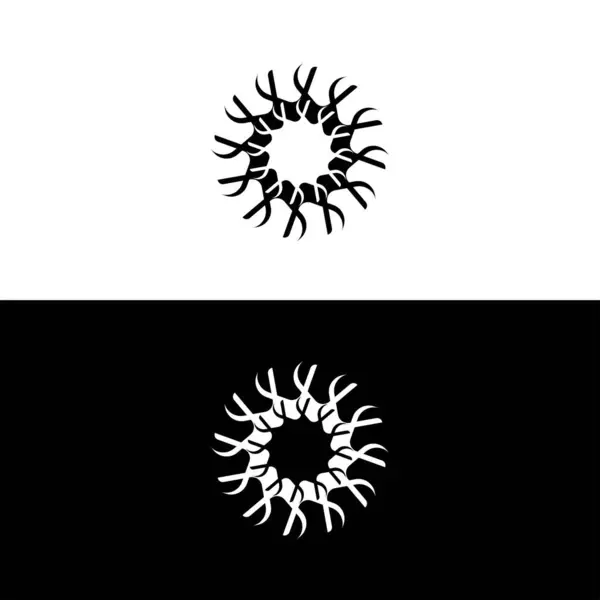 Коло Векторна Ілюстрація Шаблону Логотипу — стоковий вектор
