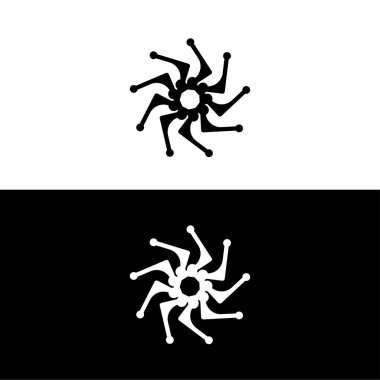 Circle vector logo template design . Circle icon . Circle silhouette