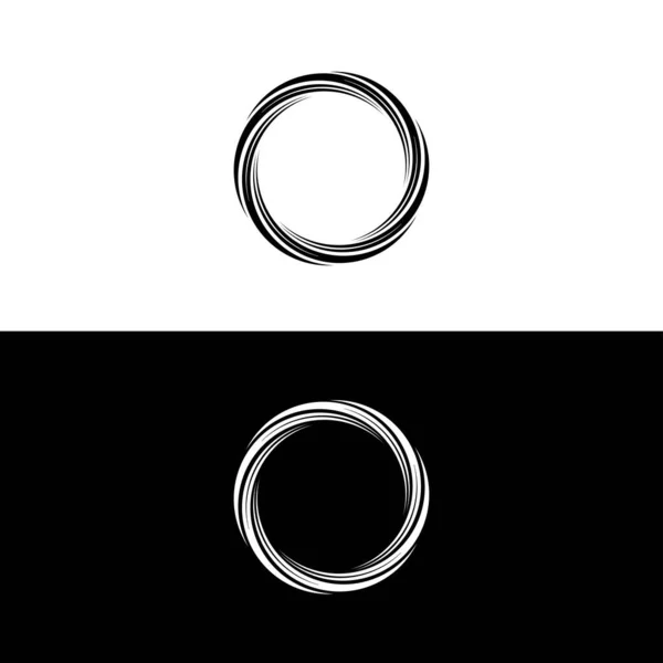 Circle Vector Logo Template Design Circle Icon Circle Silhouette — Wektor stockowy
