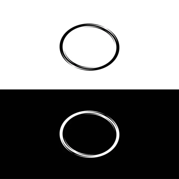 Circle Vector Logo Template Design Circle Icon Circle Silhouette — Stockvector