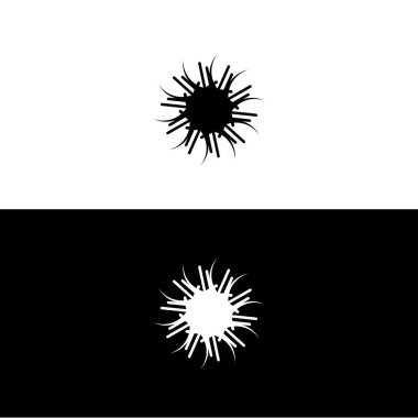 Yuvarlak dairesel çerçeveler, sınırlar. Çember vektör logosu