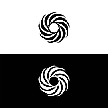 Çember vektör logo illüstrasyon tasarımı