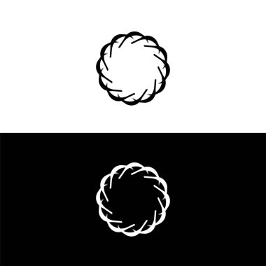 Çember vektör logo illüstrasyon tasarımı