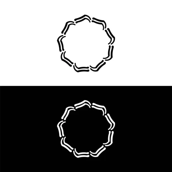 Иллюстрация Шаблона Логотипа Круга — стоковый вектор
