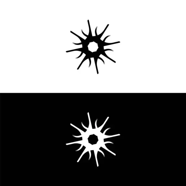 Коло Векторний Іконка Логотип Ілюстрація Дизайну — стоковий вектор