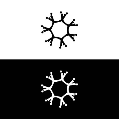 Çember vektör logo şablonu tasarımı