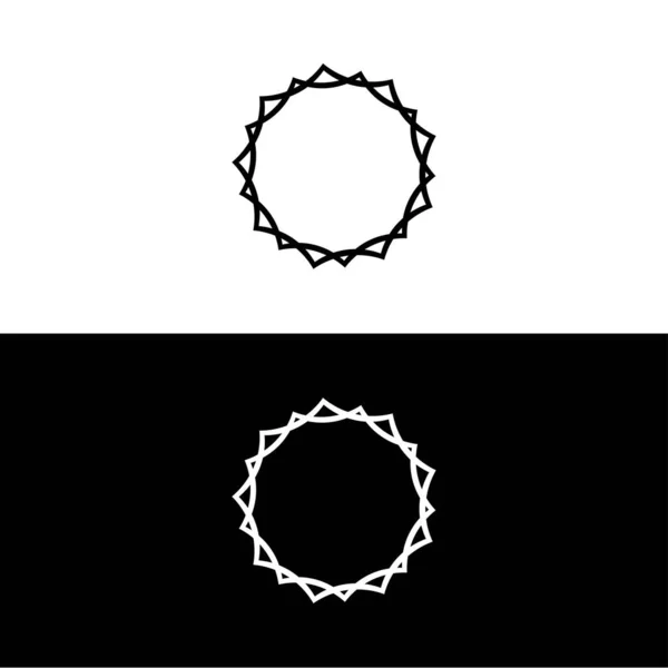 Σχεδιασμός Λογότυπου Διανύσματος Έλλειψης Κύκλου — Διανυσματικό Αρχείο