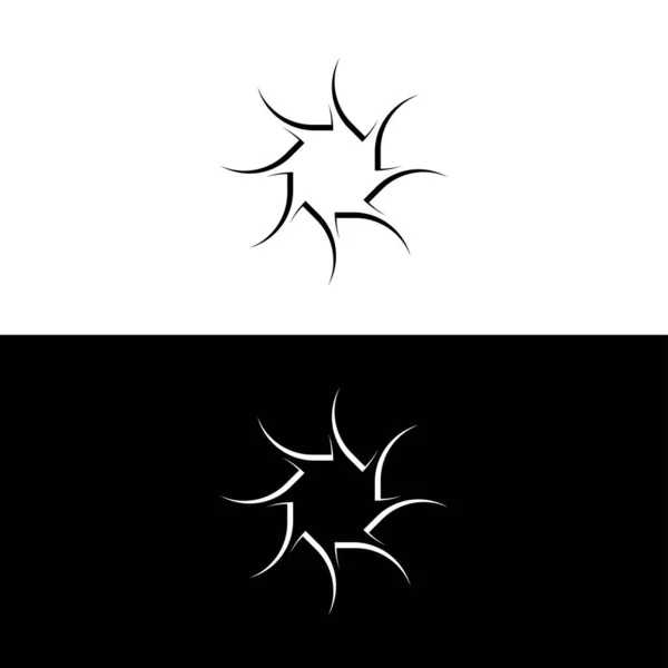 Modèle Logo Vectoriel Cercle Simple Illustration Modèle Icône Cercle — Image vectorielle