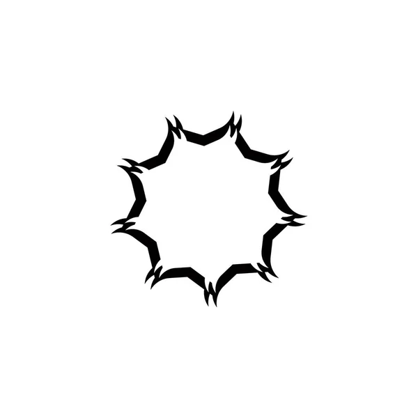 Різнокольорове Коло Векторний Дизайн Шаблону Логотипу Коло Простий Значок Векторний — стоковий вектор