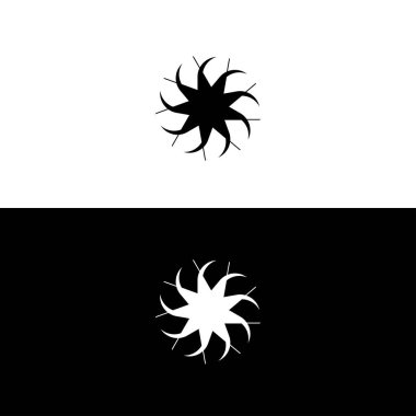 Basit benzersiz daire vektör logo şablonu tasarımı. Çember simgesi çizimi