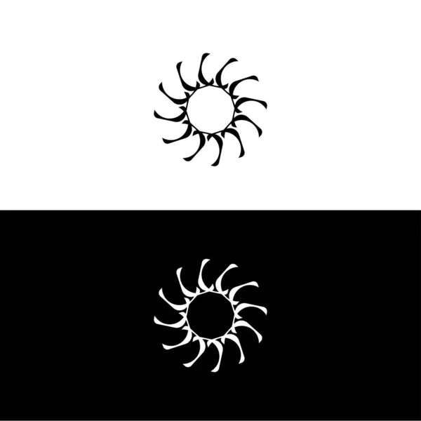 Уникальный Дизайн Векторного Логотипа Круга Простая Иконка — стоковый вектор
