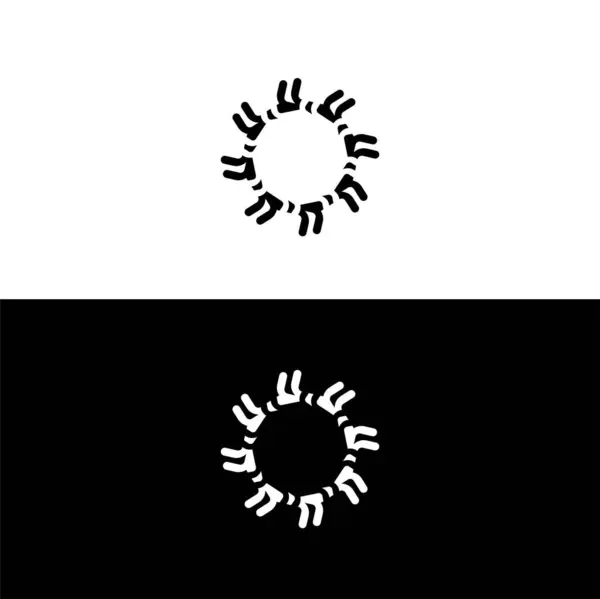 Εικονογράφηση Προτύπου Διανύσματος Κύκλου Σχεδιασμός Λογότυπου Διανύσματος Εικονιδίου Κύκλου — Διανυσματικό Αρχείο