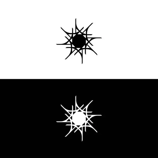Простий Унікальний Круглий Векторний Дизайн Шаблону Логотипу Ілюстрація Піктограми Кола — стоковий вектор